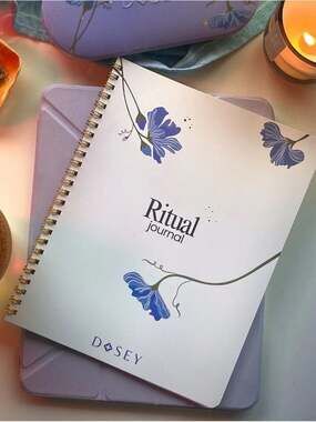 Dosey Ritual Spiral Journal - NWT - Floral Design